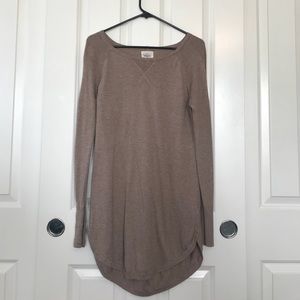Beige Sweater Dress